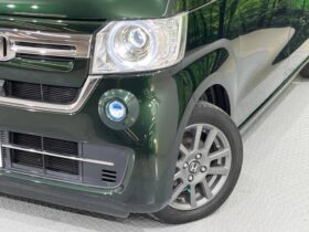 Honda N-BOX (660 L, non-smoking, genuine 8-inch navigation system, all-around camera, electric on both sides British Green Pearl)