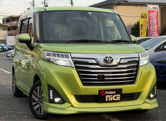 
								Toyota Roomy (1.0 Custom GS Collision mitigation Both sides electric Genuine navigation B camera LED ETC Green) full									